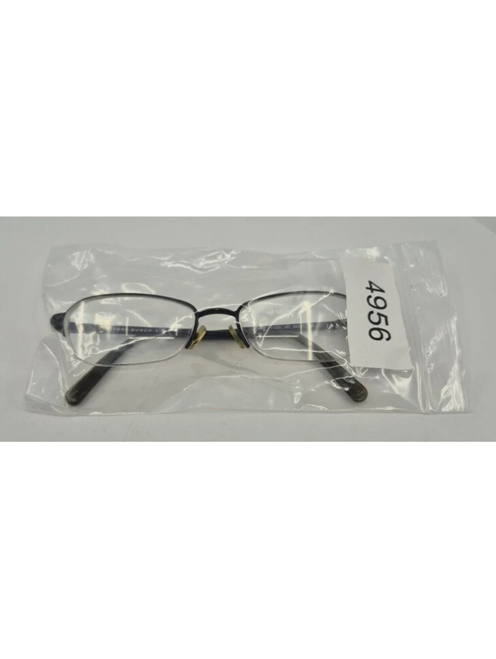Tory Burch TY 1003 107 50-17-135 Black Metal Half Rim Eyeglasses Frame